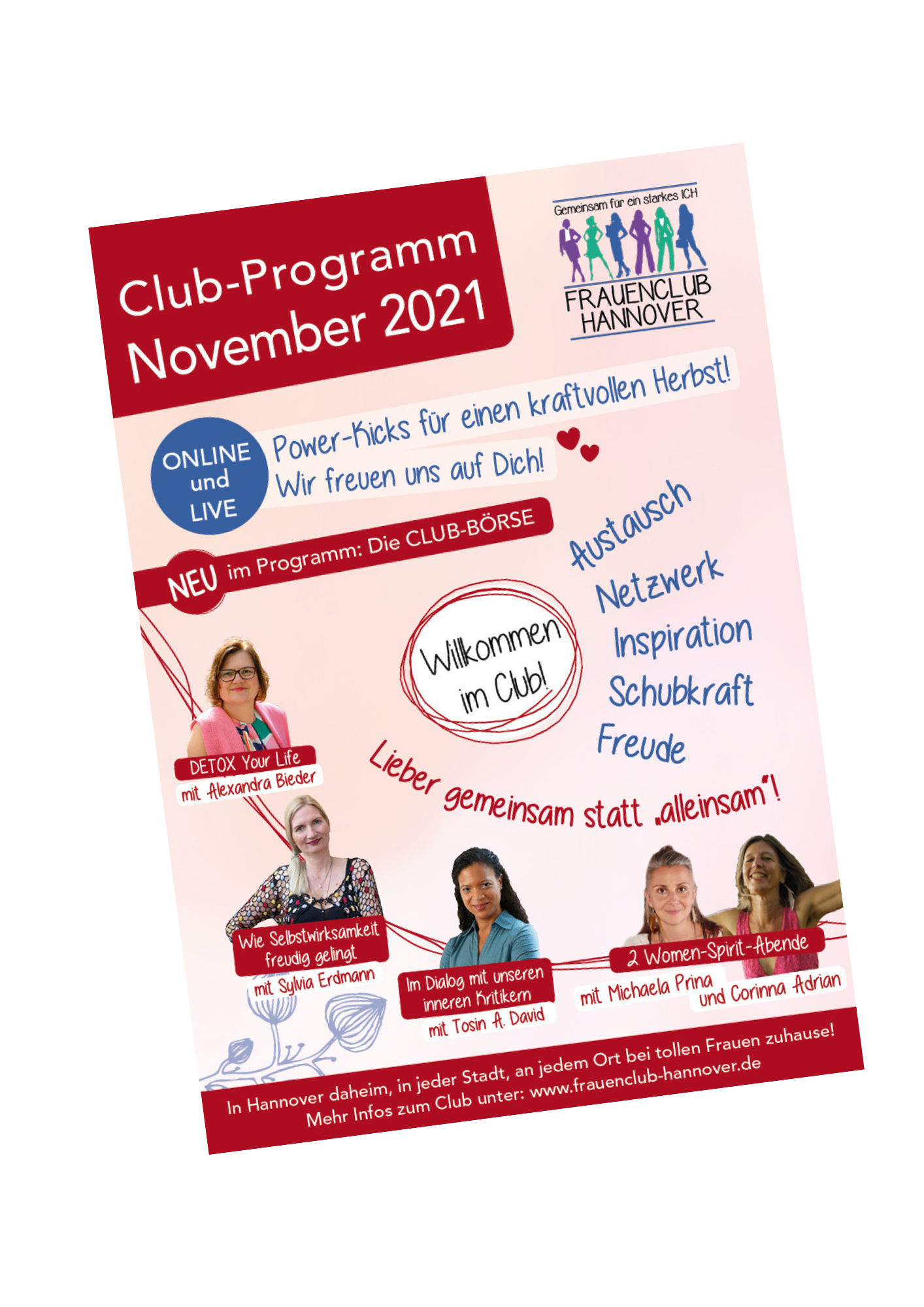 Novemberprogramm Frauenclub Hannover